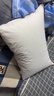 水星家纺枕头枕芯酒店枕头护颈枕头芯家用单个纯棉抗菌可水洗中枕48x74cm 实拍图