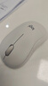 罗技（Logitech）M221 轻音鼠标 无线鼠标 办公鼠标 对称鼠标 带无线微型接收器 米白色 实拍图