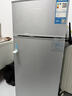 志高（CHIGO）小冰箱迷你小型家用冷藏冷冻两用宿舍出租房用双门办公室电冰箱节能省电 【一级能效】82L银色【全国联保丨节能省电】 实拍图