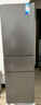 美的（Midea）220L三门冰箱灰色租房家用客厅宿舍小型冰箱三开门三温低耗省电低音运行BCD-220TM 实拍图