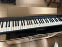 特伦斯电子琴88键折叠琴成人儿童初学电钢键盘教学乐器V10便携钢琴 V10典雅黑+延音踏板+原装琴包+Z型琴架 实拍图