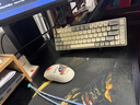 狼途GK65机械键盘 有线/无线/蓝牙/三模 65键 键盘游戏电竞电脑办公平板  奶白 金轴 实拍图