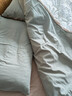 京东京造 植素超柔贡缎 60支长绒棉A类纯棉床单床上四件套 1.8米床 浅豆绿 实拍图