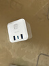 公牛（BULL）20W PD苹果快充魔方插座/插线板/插排/接线板 Type-c+USB+3插孔 无线 白色 GNV-UU2203W总控开关 实拍图