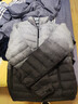 波司登（BOSIDENG）春秋短款羽绒服男款90绒商场热卖同款立领排骨条羽绒服B250131005 墨山渐变9CN4-25-经典极简风 【店长推荐】 M 175/96A 体重约130-140斤 实拍图