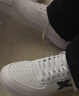 特步情侣男女板鞋小白鞋空军一号春夏透气耐磨百搭运动板鞋休闲鞋 实拍图