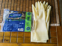 宜之选橡胶牛筋手套38cm4双加厚家务厨房洗碗清洁乳胶手套  实拍图