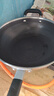 炊大皇炒锅有钛0氟不粘锅316L不锈钢不粘平底炒锅34cm 实拍图