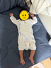 欢喜小熊新生儿连体哈衣春夏季宝宝纯棉护肚爬服0-6个月新生婴儿蝴蝶衣 实拍图