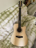 BROOK 布洛克v12吉他单板民谣吉他面单木吉他初学者乐器 41英寸原木色缺角V12N-DCM 实拍图