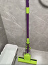 妙洁胶棉拖把27cm杆长120共2头滚轮式懒人家用一拖净免手洗海绵吸水 实拍图