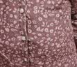 宜而爽【桑蚕丝填充】中老年女士三层加厚可外穿家居服保暖长袖外套 实拍图