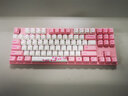 阿米洛（Varmilo） 樱花系列 静电容机械键盘V2 键盘机械 办公键盘 程序员键盘 游戏键盘 樱花MA87键有线白灯 静电容V2玫瑰红轴 实拍图