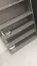 帅仕（shuaishi）厨房用具置物架落地多层餐边柜收纳碗柜家用橱柜微波炉烤箱储物柜 【加高加厚】灰6层120长42深丨双线孔可通电丨一体侧板 实拍图