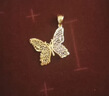 周大生黄金吊坠女足金蝴蝶首饰挂坠生日礼物送女友1.73g 实拍图