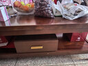 辰娅 实木沙发 胡桃木实木沙发组合现代中式冬夏两用大小户型储物家具 配套茶几 实拍图
