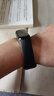 适用小米5/6/7手环表带（不含手表）腕带小米表带NFC版智能运动硅胶个性潮男女非原装替换 适用小米手环5/6/7代腕带【极夜黑】 实拍图