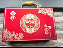 June bride加厚彩礼箱礼金箱结婚用品定亲订婚聘礼提亲彩礼盒红色钱箱6-12万 实拍图