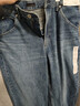 优衣库常规款女装男装宽松廓形牛仔裤/弯刀镰刀裤子479000 482280 482280/67海蓝色 29 /165/74A 实拍图