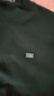 恒源祥100%羊毛衫男士针织衫纯色半高领毛衣15001006 黑色 185/100A  实拍图