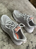 安踏运动鞋男鞋春夏季网面透气耐磨软底休闲健身训练跑步鞋旅游鞋子男 【网面透气】浮云灰/浅银灰-1 42.5 实拍图