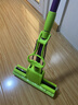 妙洁胶棉拖把27cm杆长120共2头滚轮式懒人家用一拖净免手洗海绵吸水 实拍图