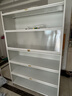 帅仕（shuaishi）厨房用具置物架落地多层餐边柜收纳碗柜家用橱柜微波炉烤箱储物柜 【加高加厚】白6层120长42深丨双线孔可通电丨一体侧板 实拍图