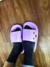 凉拖鞋男士夏季新款室内家居防滑浴室洗澡踩屎感厚底情侣一字拖鞋 紫色 36-37 实拍图