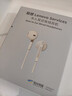 联想（Lenovo）有线耳机 HIFI音质高解析音频带麦降噪直播k歌唱歌音乐运动半入耳式游戏电脑耳机3.5mm YF01米色 实拍图