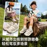 基诺浦男女童宝宝学步鞋 春秋透气幼儿童鞋 时尚百搭儿童机能鞋GW1610 象牙白/粉色/紫色 21 130mm 适合脚长130-135mm 实拍图