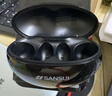 山水（SANSUI）【国家补贴丨2026新款】W133蓝牙耳机耳夹式骨传导概念开放式无线不入耳运动跑步游戏降噪 雅黑 实拍图