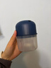 绞肉机小型打蒜器家用绞蒜切蒜器多功能辅食料理机电动蒜泥神器蒜蓉机自动切菜机压蒜器 宝蓝色- 0.26L （升级大电机） 实拍图