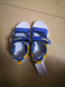 哈比熊童鞋夏季儿童凉鞋露趾男童凉鞋AU7338S浅蓝黄（升级款）27码 实拍图