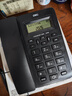 得力（deli）电话机座机 固定电话 办公家用  免提通话 大字按键 来电显示  33490黑 实拍图