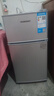 华宝小冰箱小型家用出租房用冷藏冷冻两用一级能效节能省电迷你宿舍寝室办公室二门电冰箱 【一级能效】68L银色【全国联保】 实拍图