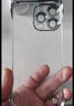 弘卓【带镜头膜】适用苹果16pro手机壳iphone16Pro手机壳透明电镀无边框超薄防摔简约男女款 钛黑色 实拍图