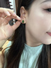 唐后（TH）唐后纯银镶翡翠福禄耳钉新中式国风百搭耳饰约会生日情人节礼物 实拍图