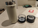 京东京造保温杯【茶水分离】男女大容量316L不锈钢泡茶水杯子雅致白500ml 实拍图