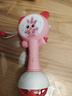 宝宝拨浪鼓益智摇铃玩具新生儿0-1岁早教玩具卡通趣味手摇铃 407趣味手摇铃粉色 实拍图