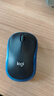 罗技（Logitech）M185鼠标 无线鼠标 办公鼠标 对称鼠标 黑色蓝边 带无线2.4G接收器 实拍图