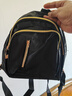 学院风帆布小背包新款时尚经典双肩包大容量迷你休闲百搭背包 黑色 双肩包 实拍图