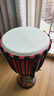 丛林部落非洲鼓 儿童初学者入门成人演奏打击乐器山羊皮非洲鼓 手鼓乐器 大10优雅彩绘+配件 实拍图