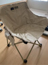 探险者（TAN XIAN ZHE）户外折叠椅露营椅子月亮椅便携折叠桌椅高靠背躺椅小凳子钓鱼椅 经典舒适款卡其【3重绷带加固】 实拍图