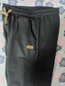 回力休闲裤男冬季加绒加厚裤子男保暖舒适百搭直筒裤男黑色30/L 实拍图