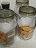 龙士达食品级玻璃密封罐茶叶咖啡豆储存泡菜陈皮白糖杂粮储物瓶子1.7L*3 实拍图