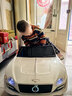 贝瑞佳（BeRica）儿童电动车四轮汽车宾利授权男女小孩遥控玩具车可坐人宝宝礼物 实拍图