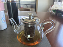 金镶玉玻璃泡茶壶花茶壶凉水壶耐热防爆过滤内胆带盖 雨润壶600ml 实拍图