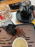 六角壶套组耐热玻璃茶壶套装茶具套组茶具套组耐高温600毫 雅黑六角壶观山公道杯套组 实拍图