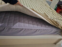 洁丽雅（Grace）抗菌夹棉床笠可水洗加厚床罩床垫保护套 深灰1.8m 实拍图