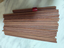 双枪 原木铁木筷子家用实木筷子10双+2双儿童筷子家庭餐具套装  实拍图
